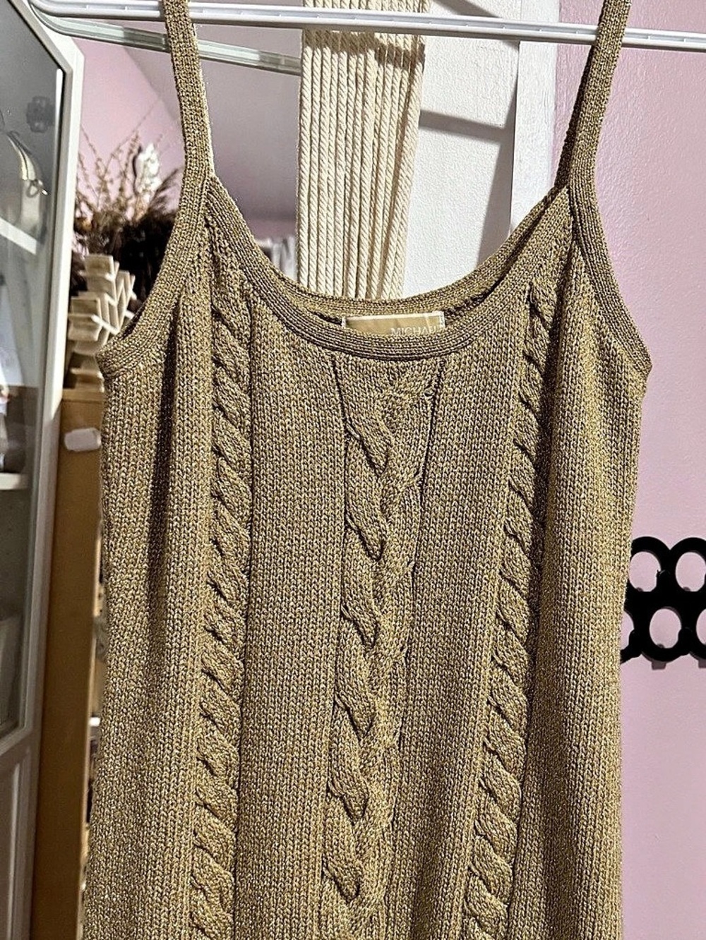 Michael Kors Cable Knit Tank Top Size Medium